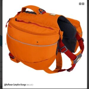 Ruffwear Orange Dog Saddlebags - Size XS